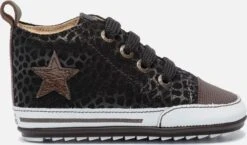 Baby | Eerste Stapschoenen | Meisjes | Brown Black Dots | Leer | Shoesme | Maat 20