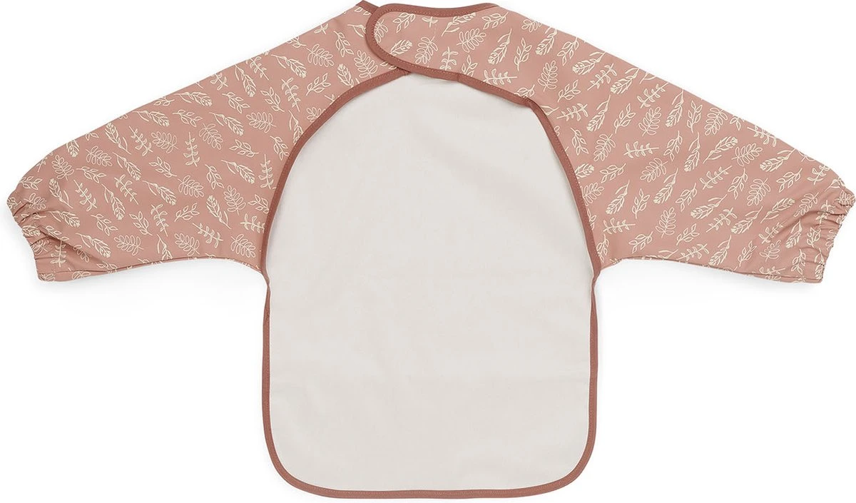 Jollein Slab Waterproof Met Mouw Meadow - Rosewood 3 Jollein Slab Waterproof Met Mouw Meadow - Rosewood - Afbeelding 3