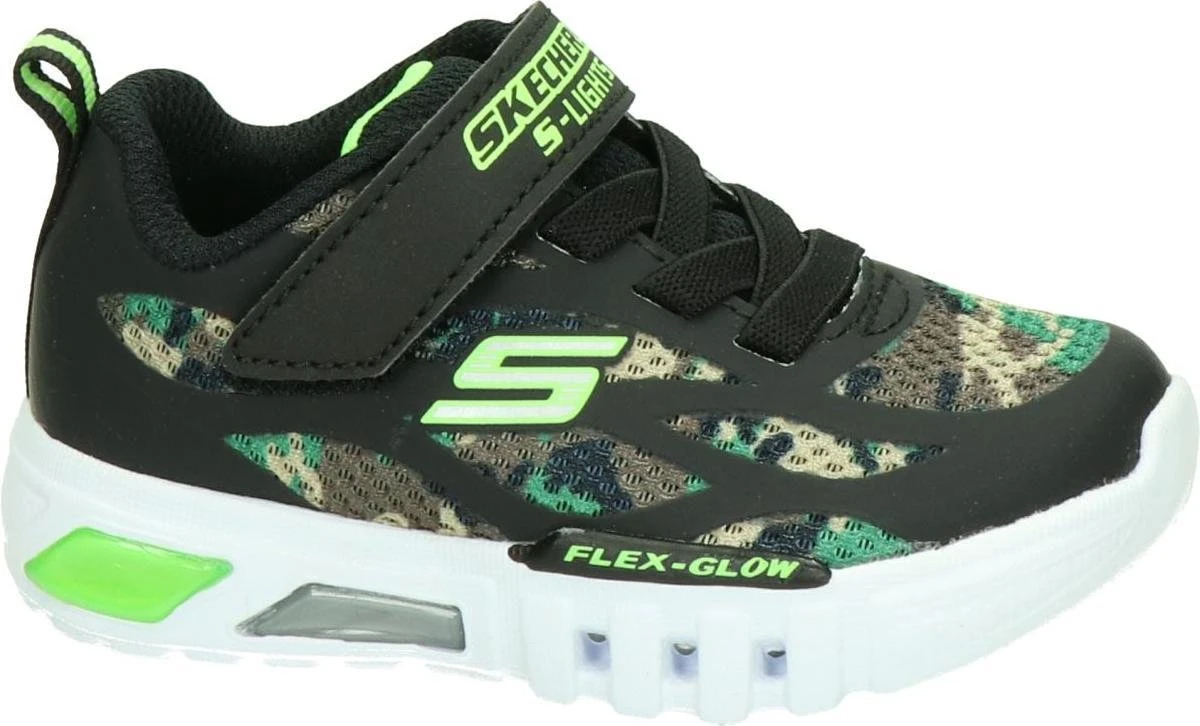 Skechers Flex Glow Rondler Jongens Sneakers - Groen/Multi/Zwart - Maat 27 11 Skechers Flex Glow Rondler Jongens Sneakers - Groen/Multi/Zwart - Maat 27 - Afbeelding 11