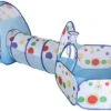 3 In 1 Babybox – 3 In 1 Speelbox – Baby Speelgoed – Ballenbak – Kruiptunnel – Tunnel – Kindertent Speeltentje – Kruiptunnel Kinderen – Kruiptunnel Speelgoed – Veelkleurig