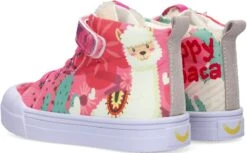 Sneakers | Meisjes | Alpaca Print | Canvas | Go Banana's | Maat 24 -Goedkope Kleintje Kleding Winkel 1200x744