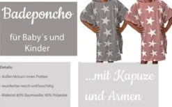 HOMELEVEL Badstof Poncho Voor Kinderen - Badponcho Voor Jongens En Meisjes - Met Capuchon - Strandponcho Van Zachte Stof -Goedkope Kleintje Kleding Winkel 1200x748