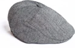 Flat Cap Baby (9-18 Maanden) Jaren 20 Platte Pet - Zwart/wit Motief