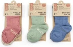 KipKep Babysokjes Groen: Bio Blijf-Sokjes - Maat 0-6 Mnd - Calming Green - 2 Paar -Goedkope Kleintje Kleding Winkel 1200x779 1