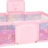 Speelbox - Playpen - Grondbox - Baby Grondbox - Speelbox Baby - Kinderbox - Kruipbox - Extra Grote Kids Kinderbox - Geen Doel - Ocean Roze