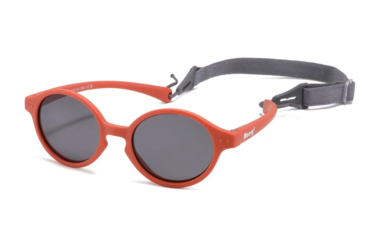 Maesy - Baby Zonnebril Noah - 0-2 Jaar - Flexibel Buigbaar - Verstelbaar Elastiek - Gepolariseerde UV400 Bescherming - Jongens En Meisjes - Babyzonnebril Ovaal - Terracotta Brique 2 Maesy - Baby Zonnebril Noah - 0-2 Jaar - Flexibel Buigbaar - Verstelbaar Elastiek - Gepolariseerde UV400 Bescherming - Jongens En Meisjes - Babyzonnebril Ovaal - Terracotta Brique - Afbeelding 2