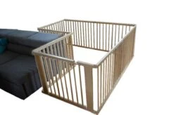 INKLAPBARE Grondbox - Baby Boxen - Playpen Omtrek 7,2m - GELAKT Grenenhout - Kinderbox Modulair - (8-delig) -Goedkope Kleintje Kleding Winkel 1200x799 24