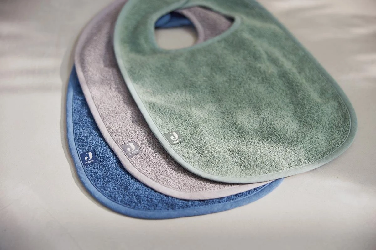 Jollein Slab Badstof - Ash Green/Storm Grey/Jeans Blue - 3 Stuks 11 Jollein Slab Badstof - Ash Green/Storm Grey/Jeans Blue - 3 Stuks - Afbeelding 11