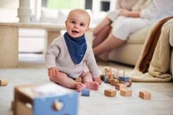 Jollein Slab Bandana Basic Stripe - Jeans Blue - 2 Stuks -Goedkope Kleintje Kleding Winkel 1200x800 149