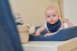 Jollein Slab Bandana Basic Stripe - Jeans Blue - 2 Stuks -Goedkope Kleintje Kleding Winkel 1200x800 151