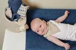 Jollein Slab Bandana Basic Stripe - Nougat - 2 Stuks -Goedkope Kleintje Kleding Winkel 1200x800 170