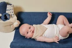 Jollein Slab Bandana Basic Stripe - Nougat - 2 Stuks -Goedkope Kleintje Kleding Winkel 1200x800 172