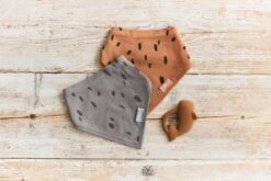 Jollein Slab Bandana Spot - Storm Grey/Caramel - 2 Stuks -Goedkope Kleintje Kleding Winkel 1200x800 178