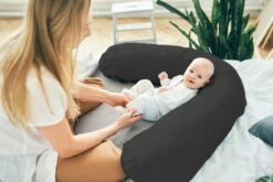 Zwangerschapskussen Donkergrijs + Voedingskussen + Babynestje In één Product - Premium Kwaliteit - Babynestje Hoes Inbegrepen -Goedkope Kleintje Kleding Winkel 1200x800 207