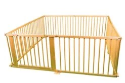 INKLAPBARE Grondbox - Baby Boxen - Playpen Omtrek 7,2m - GELAKT Grenenhout - Kinderbox Modulair - (8-delig) -Goedkope Kleintje Kleding Winkel 1200x800 220