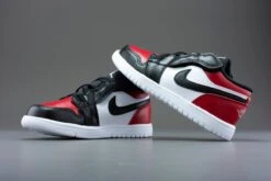 Nike Jordan 1 Low (TD) CI3436-612 Zwart / Rood-21 -Goedkope Kleintje Kleding Winkel 1200x800 23