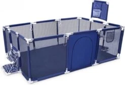 Merkloos Speelbox - Grote Grondbox - Kruipbox - Baby Playpen - Basis - Kinderbox - 181x122x61cm - Blauw -Goedkope Kleintje Kleding Winkel 1200x818 2
