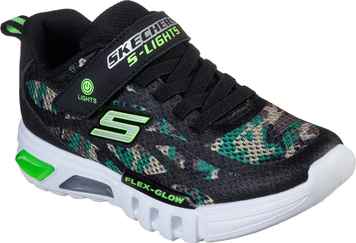 Skechers Flex Glow Rondler Jongens Sneakers - Groen/Multi/Zwart - Maat 27 10 Skechers Flex Glow Rondler Jongens Sneakers - Groen/Multi/Zwart - Maat 27 - Afbeelding 10
