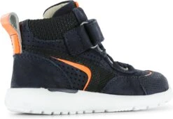 Sneakers | Jongens | BLUE ORANGE | Leer | Shoesme | Maat 24 -Goedkope Kleintje Kleding Winkel 1200x829 2