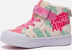 Sneakers | Meisjes | Alpaca Print | Canvas | Go Banana's | Maat 24 -Goedkope Kleintje Kleding Winkel 1200x834