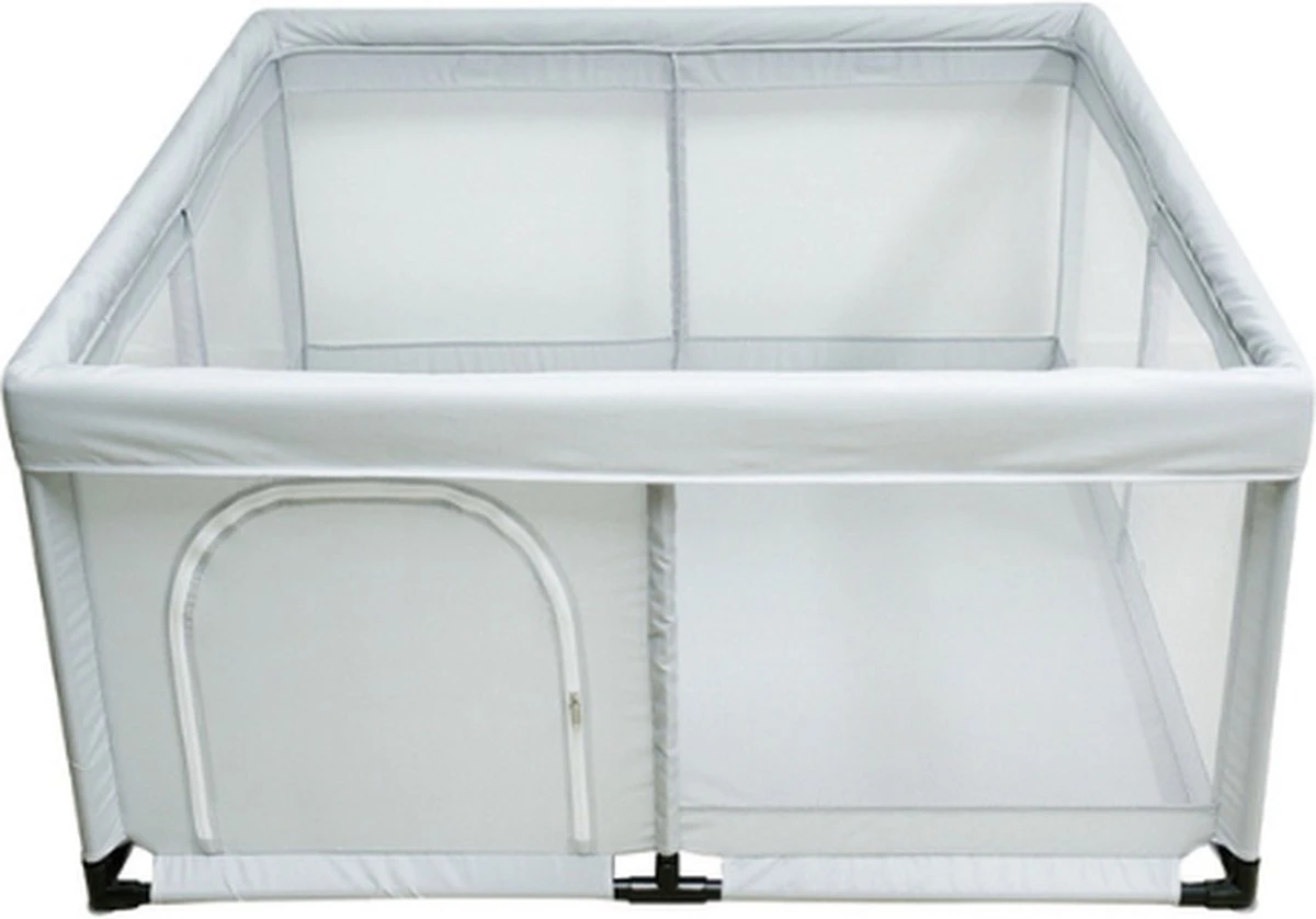 SFT Products Kinderbox Speelruimte Inklapbaar 150x180 Cm - Babybox - Box Opvouwbaar - Grondbox Voor Baby - Grijs 1 SFT Products Kinderbox Speelruimte Inklapbaar 150x180 Cm - Babybox - Box Opvouwbaar - Grondbox Voor Baby - Grijs