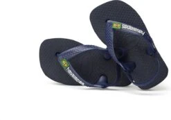 Havaianas Baby Brasil Logo Unisex Slippers - Marine/Yellow Citric - Maat 25/26 23 Havaianas Baby Brasil Logo Unisex Slippers - Marine/Yellow Citric - Maat 25/26 -Goedkope Kleintje Kleding Winkel 1200x840