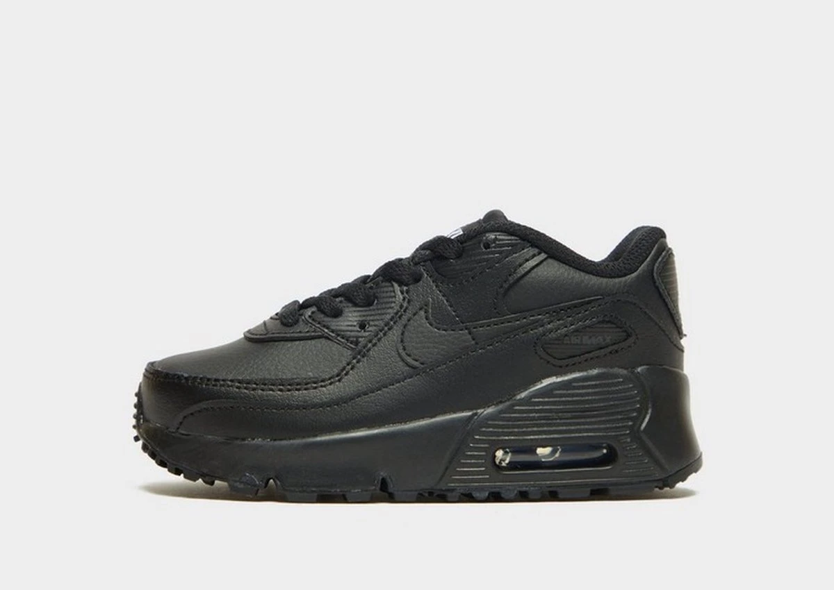 Nike Air Max 90 Leather Black - Kids Sneakers - Maat 25 1 Nike Air Max 90 Leather Black - Kids Sneakers - Maat 25