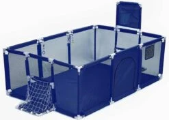 Speelbox - Playpen - Grondbox - Baby Grondbox - Speelbox Baby - Kinderbox - Kruipbox - Extra Grote Kids Kinderbox - Speeltuin Voor Babies - Blauw