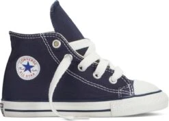 Converse Chuck Taylor All Star Hi Sneakers - Maat 23 - Unisex - Blauw/wit