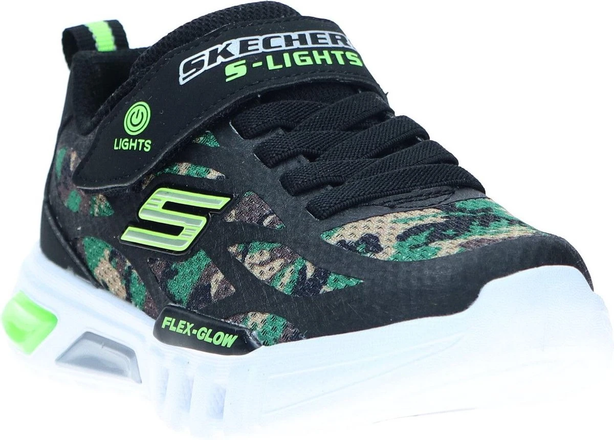 Skechers Flex Glow Rondler Jongens Sneakers - Groen/Multi/Zwart - Maat 27 5 Skechers Flex Glow Rondler Jongens Sneakers - Groen/Multi/Zwart - Maat 27 - Afbeelding 5