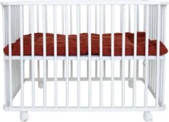 Prénatal Basis Babybox – Inklapbare Kinderbox / Baby Box – In Hoogte Verstelbaar – Met Wieltjes - 75 X 100 Cm – Wit -Goedkope Kleintje Kleding Winkel 1200x865 3