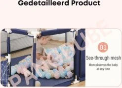 Merkloos Speelbox - Opvouwbaar - 0-9 Jaar - Grondbox - Inclusief Kleurrijke Speelmat - Playpen - Ballenbak - Baby Box Speelgoed - Box -Goedkope Kleintje Kleding Winkel 1200x872 2