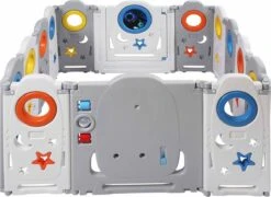 Baby Vivo Box Neo- Grondbox - Speelbox- Playpen-kruipbox- Kunststof 12 Elementen Met Zuignappen-flexibele Opstelling -Goedkope Kleintje Kleding Winkel 1200x874 2