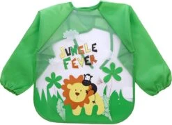 Merkloos 3 Stuks - Baby Slabbetjes Met Mouwen - Aapje Dinosaurus Leeuw Groen - Waterproof 9 Merkloos 3 Stuks - Baby Slabbetjes Met Mouwen - Aapje Dinosaurus Leeuw Groen - Waterproof -Goedkope Kleintje Kleding Winkel 1200x875