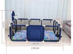 Merkloos XL Speelbox Rood - Playpen - GrondBox - Baby Grondbox - BuySafe247 - Inclusief Muggenclip Set -Goedkope Kleintje Kleding Winkel 1200x894 1