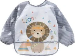 Merkloos Duo Pack - Leeuw & Eland | Slabbetje Lange Mouwen Met Brede Opvangbak (1-3 Jaar) - Mag In Vaatwasser/ Wasmachine -Goedkope Kleintje Kleding Winkel 1200x899 3