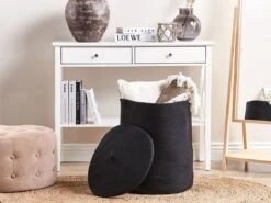 Beliani SILOPI - Mand - Zwart - Katoen -Goedkope Kleintje Kleding Winkel 1200x899 4