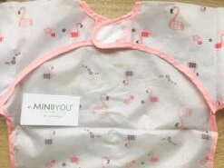 Merkloos MINIIYOU - Slabbetje Lange Mouwen Met Brede Opvangbak - Roze Flamingo - 1-3 Jaar - Wasbaar - Kliederschort - Verfschort -Goedkope Kleintje Kleding Winkel 1200x900 22