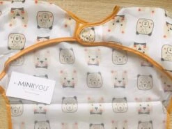 Merkloos MINIIYOU - Slabbetje Lange Mouwen Met Brede Opvangbak - Oranje Beer - 0-3 Jaar - Kliederschort - Verfschort -Goedkope Kleintje Kleding Winkel 1200x900 28