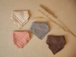 Jollein Slab Bandana - Wrinkled - Chestnut - 2 Stuks -Goedkope Kleintje Kleding Winkel 1200x905 2