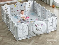 Merkloos Grondbox Konijn - Playpen -Goedkope Kleintje Kleding Winkel 1200x912