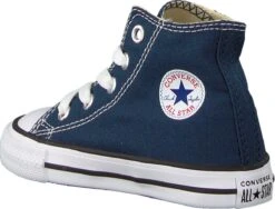 Converse Chuck Taylor All Star Hi Sneakers - Maat 23 - Unisex - Blauw/wit -Goedkope Kleintje Kleding Winkel 1200x913