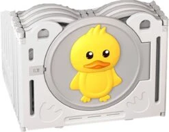 Kunststof Grondbox Van Babyduck | Playpen | Babypark | Grote Babybox | Hoge Kwaliteit | Kleur Grijs -Goedkope Kleintje Kleding Winkel 1200x941 1