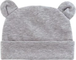 3 Pack Babymutsjes Newborn BEERvorm Roze Wit Grijs - Beren Oortjes -Goedkope Kleintje Kleding Winkel 1200x944