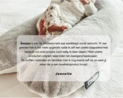 Snoozzz Zwangerschapskussen Lichaamskussen Zijslaapkussen Microparel Vulling - Met Zachte Afneembare Hoes - 185 Cm - Teddy Grijs Wit -Goedkope Kleintje Kleding Winkel 1200x951 5