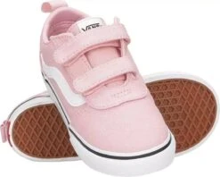 Vans Ward Sneakers Unisex - Roze - Wit -Maat 26 -Goedkope Kleintje Kleding Winkel 1200x962