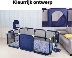 Merkloos Grondbox | XL Blauw | Kruipbox | Speelbox | Playpen | Baby | Peuter En Kind Afscherming | Gigantische Baby Box | Kinderbox -Goedkope Kleintje Kleding Winkel 1200x964 2