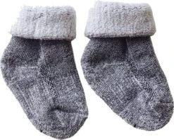2-Pack Zachte Merino Wollen Baby Sokjes 80% Wol S1 - Unisex - Wit - 0-4 Maanden -Goedkope Kleintje Kleding Winkel 1200x964