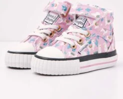 British Knights DEE Baby Meisjes Sneakers Hoog - Babyroze - Maat 26