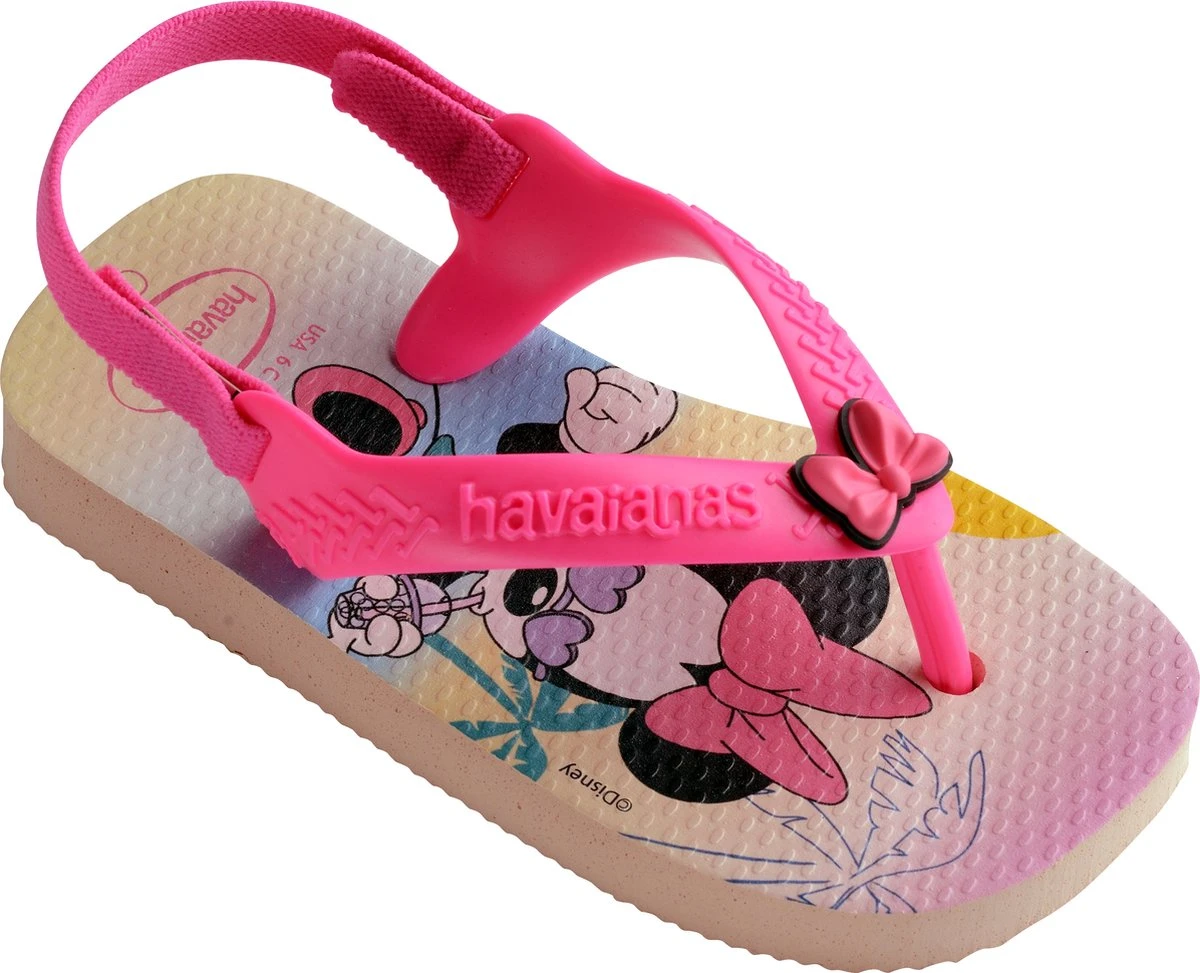 Havaianas Baby Disney Classics Unisex Slippers - Pink/Pink - - Maat 21 3 Havaianas Baby Disney Classics Unisex Slippers - Pink/Pink - - Maat 21 - Afbeelding 3